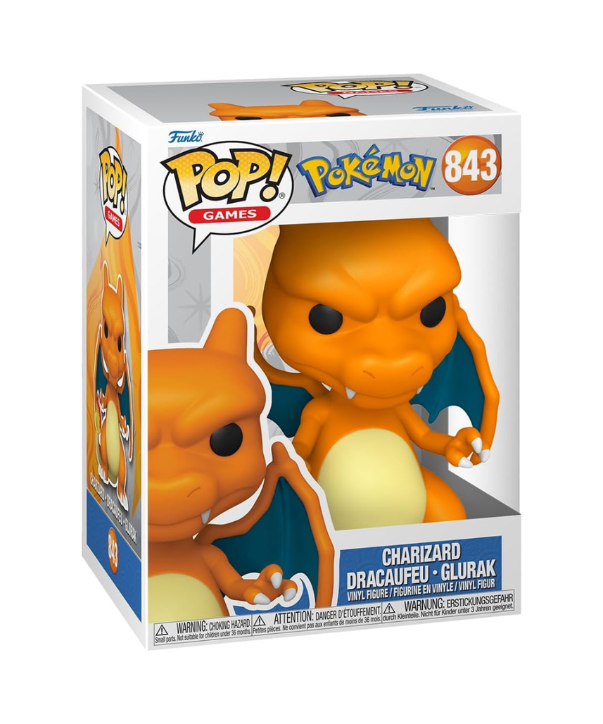 Funko Pop Games Pokemon Charizard Vinyl Figure Collectable Toy For Kids & Adults Ages 3+