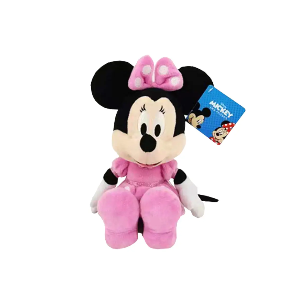 Disney Plush Minnie Mouse 12-Inch Soft Toy, Authentic Disney Store Collectible, Huggable Plush for Kids and Fans, Ages 3+