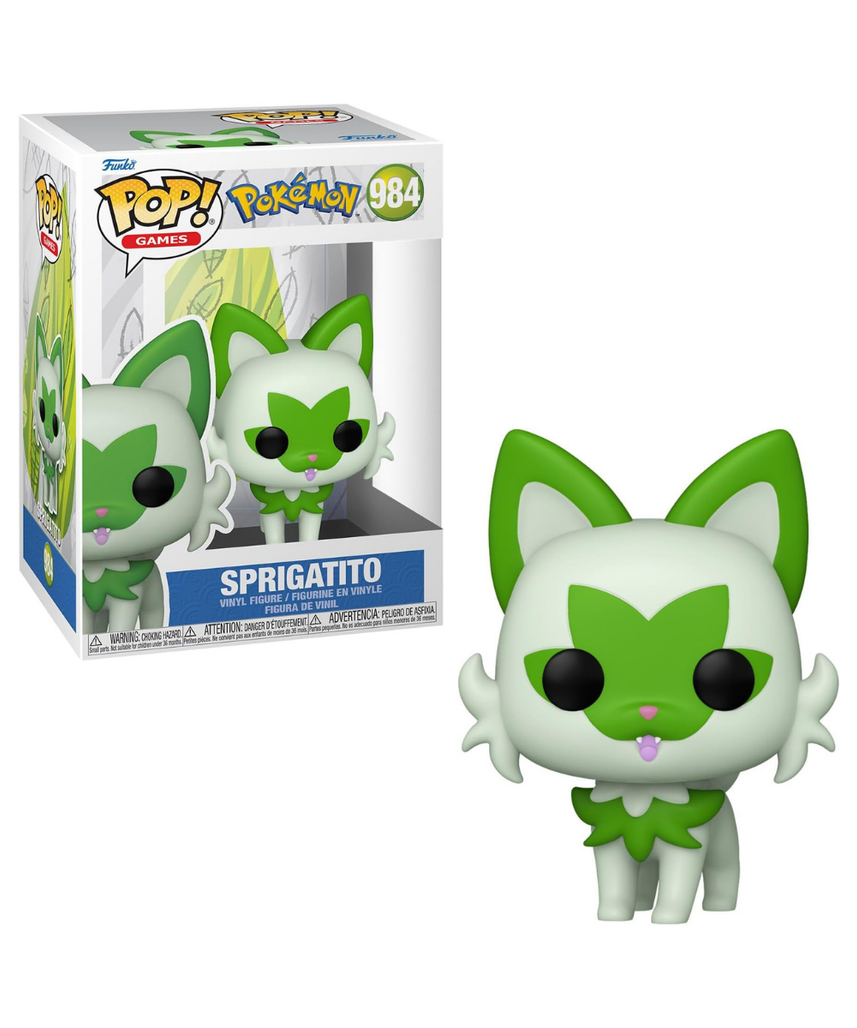 Funko Pop! Games: Pokemon - Sprigatito - Collectable Vinyl Figure - Gift Idea - Official Merchandise - Toys for Kids & Adults - Video Games Fans - Model Figure for Collectors and Display