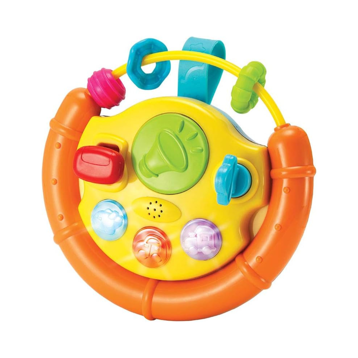 Winfun Fun Driver Junior, Multicoloured, Interactive Toy with Flashing Lights & Sound Effects, Battery Operated, Ages 1+