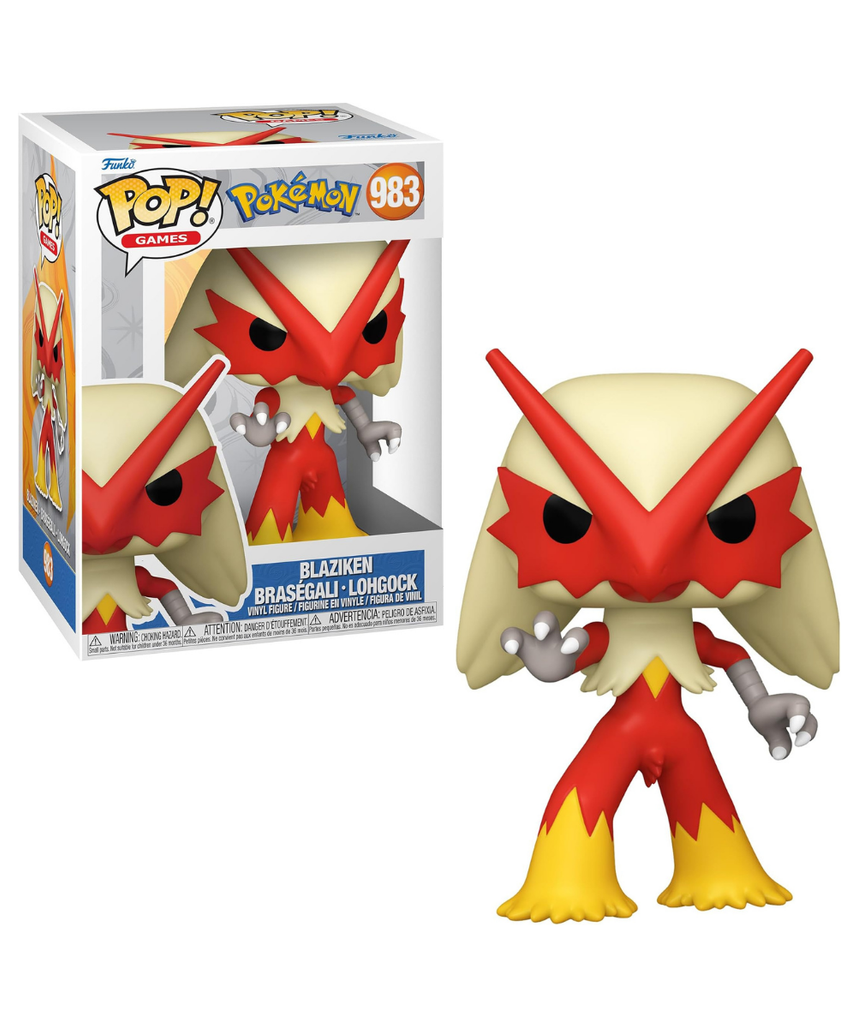 Funko Pop! Games: Pokemon - Blaziken - Collectable Vinyl Figure - Gift Idea - Official Merchandise - Toys for Kids & Adults - Video Games Fans - Model Figure for Collectors and Display