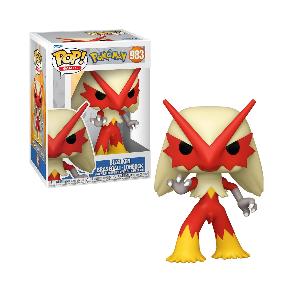 Funko Pop! Games: Pokemon - Blaziken - Collectable Vinyl Figure - Gift Idea - Official Merchandise - Toys for Kids & Adults - Video Games Fans - Model Figure for Collectors and Display