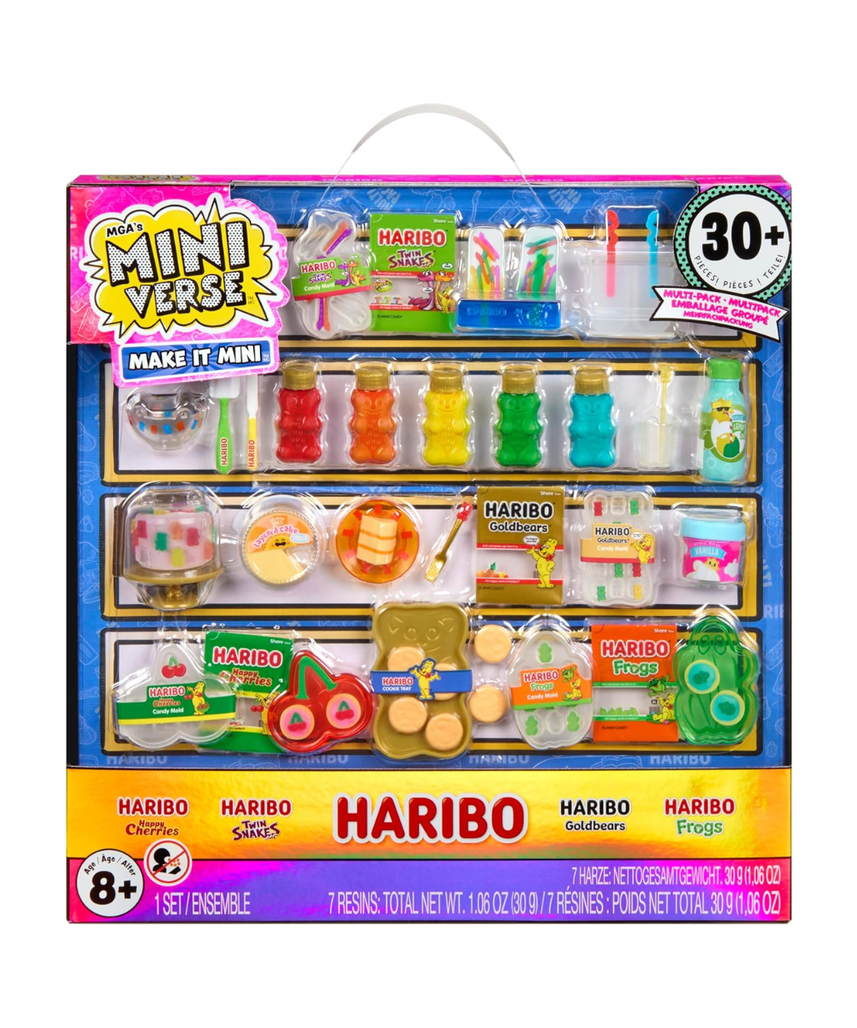 MGA’s Miniverse Make It Mini Remix Multipack HARIBO Mini Candy Collectibles DIY Resin Kit Creative Play for Kids and Collectors