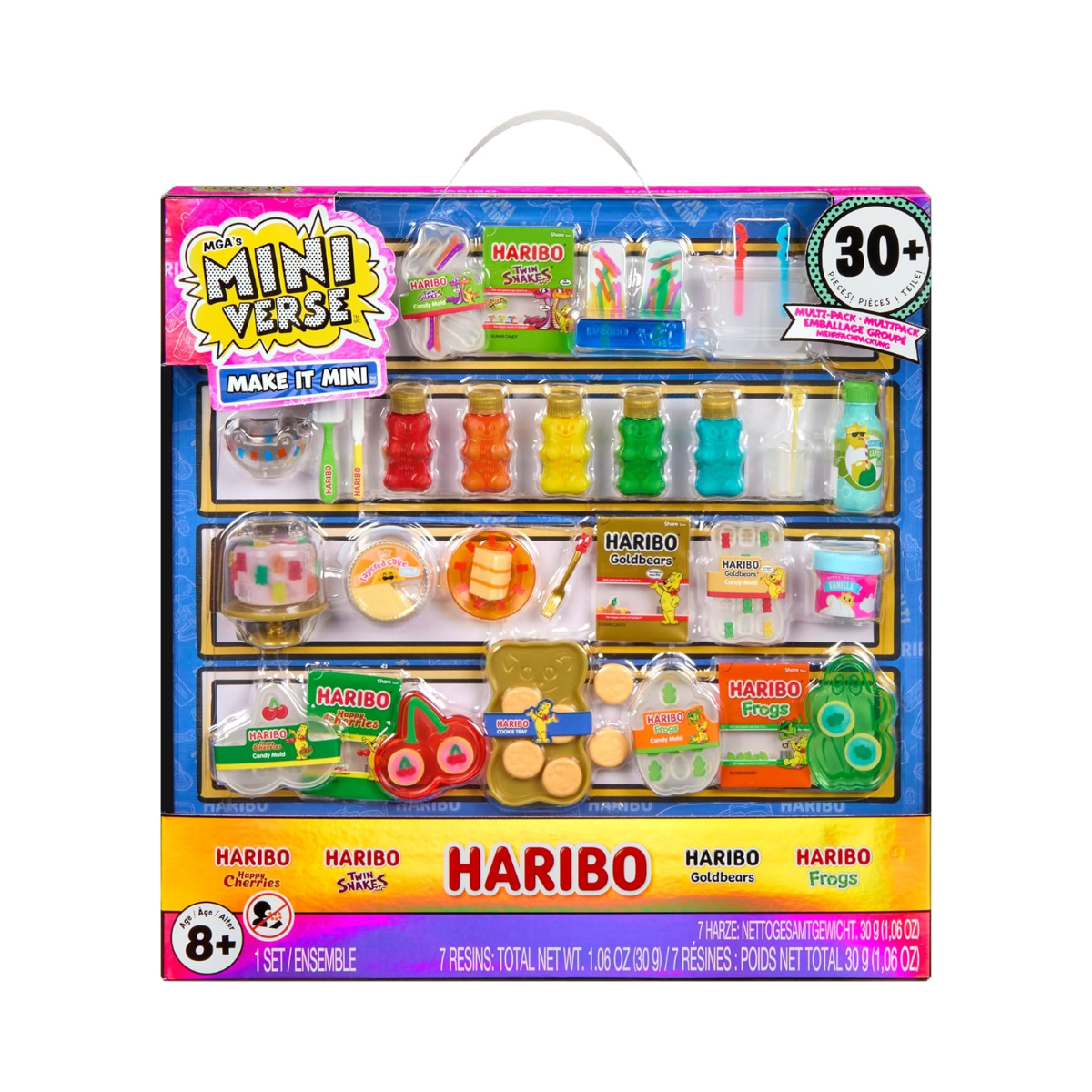MGA’s Miniverse Make It Mini Remix Multipack HARIBO Mini Candy Collectibles DIY Resin Kit Creative Play for Kids and Collectors