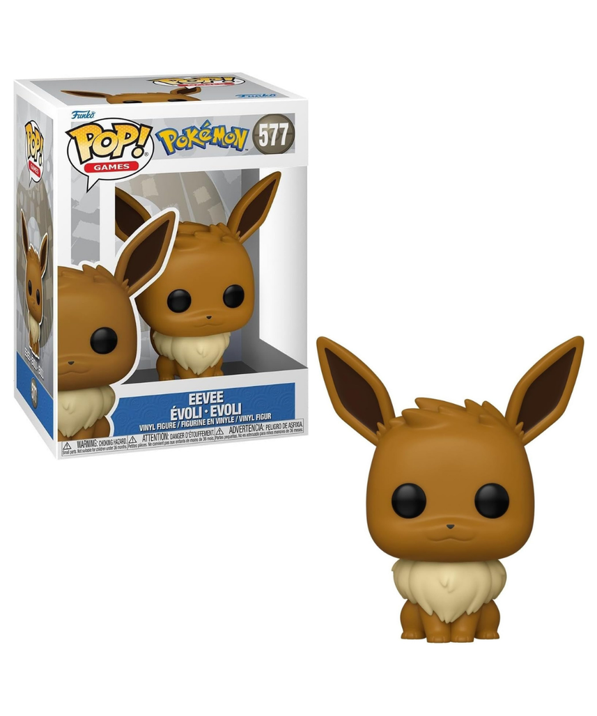 Funko Pop! Games: Pokemon - Eevee - Collectable Vinyl Figure - Gift Idea - Official Merchandise - Toys for Kids & Adults - Video Games Fans - Model Figure for Collectors and Display