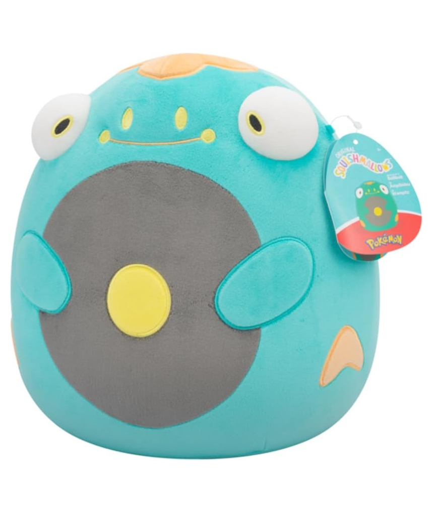Pokémon Squishmallows Bellibolt Plush Soft Toy 10-Inch, Official Pokémon Cuddle Toy, Ultra-Soft Collectible Gift for Kids & Fans of All Ages