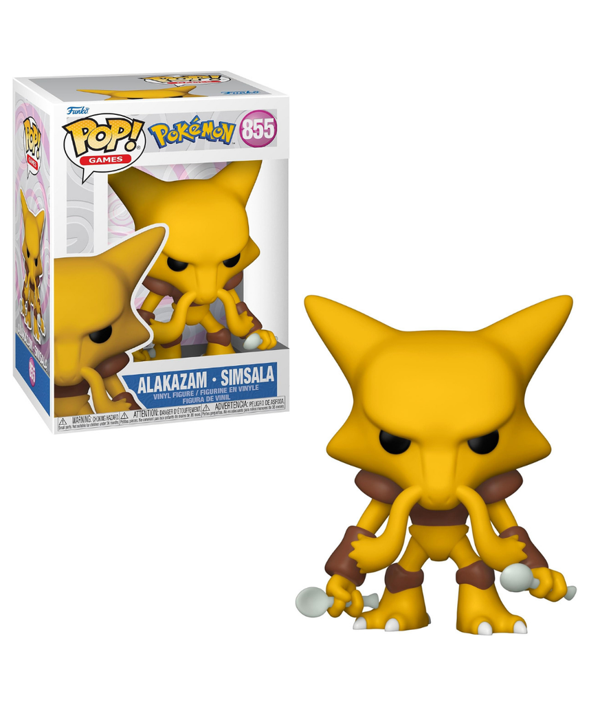Funko Pop! Games: Pokemon - Alakazam - Collectable Vinyl Figure - Gift Idea - Official Merchandise - Toys for Kids & Adults - Video Games Fans - Model Figure for Collectors and Display
