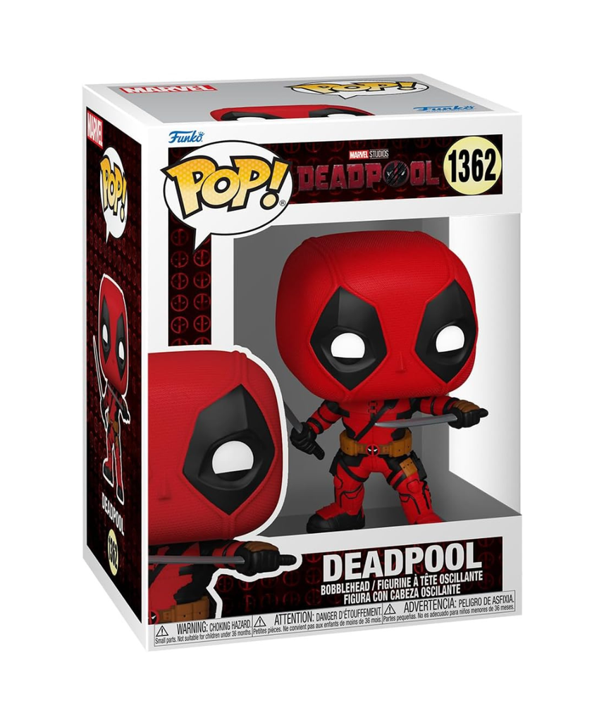 Funko Pop Marvel Deadpool Collectable Vinyl Figure for Kids & Adults Collectors Display Toy Gift Idea Ages 3+