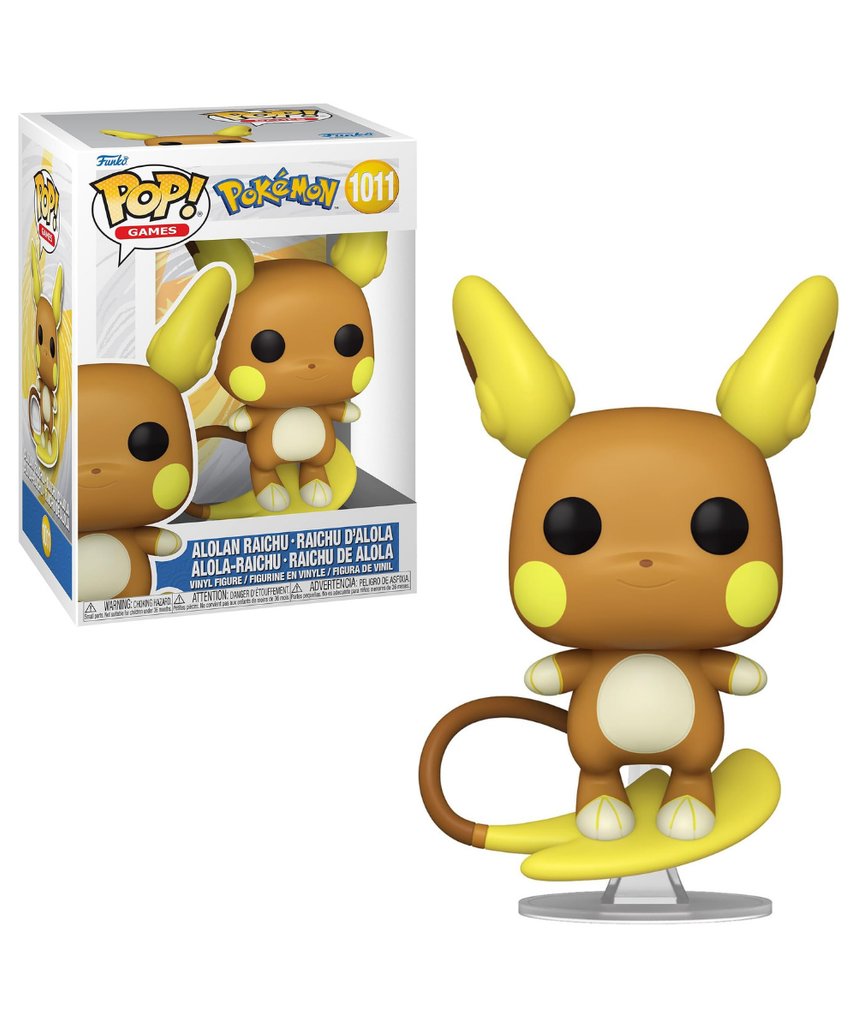 Funko Pop! Games: Pokemon - Raichu Alolan - (Alolan) - Collectable Vinyl Figure - Gift Idea - Official Merchandise - Toys for Kids & Adults - Video Games Fans - Model Figure for Collectors