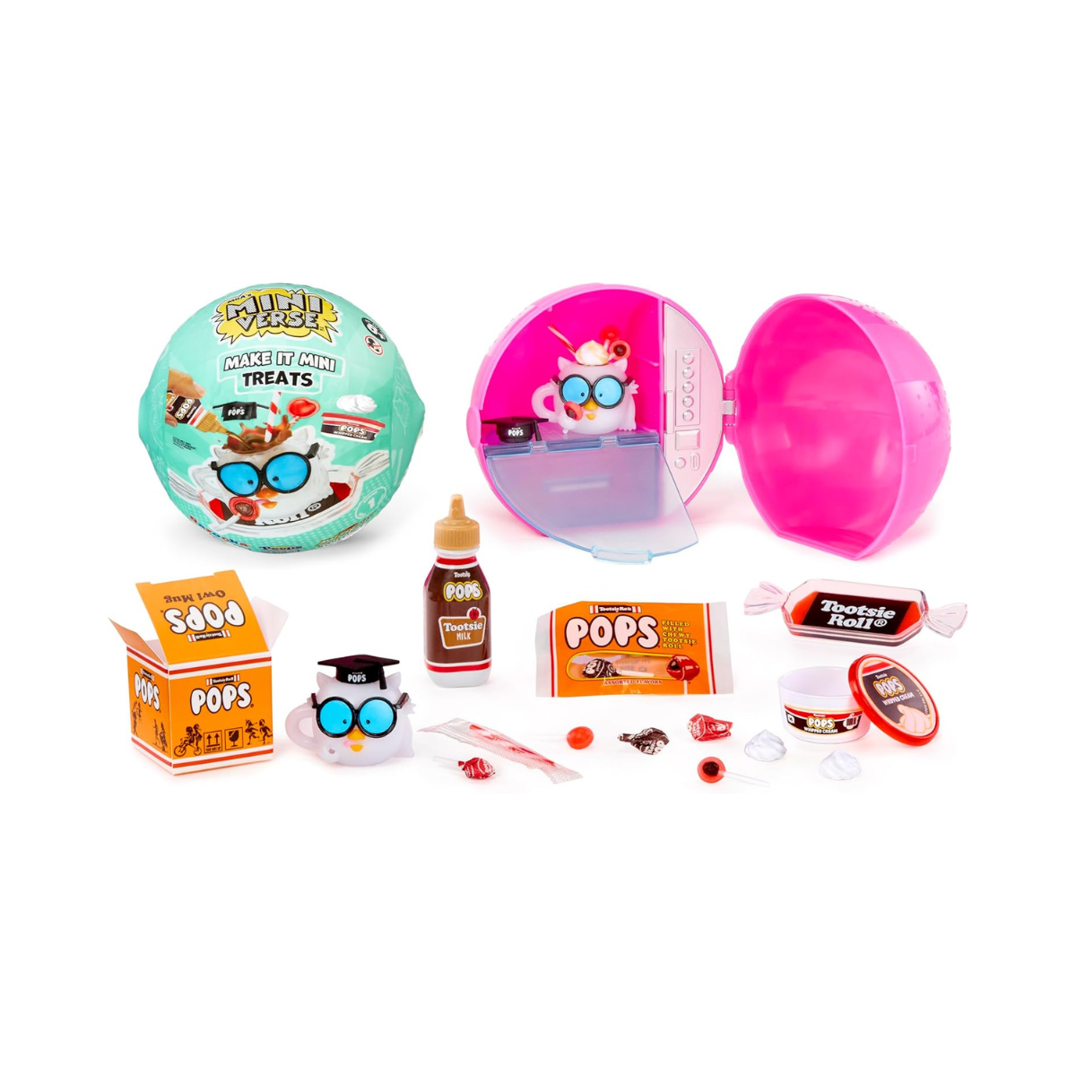 MGA’s Miniverse Make It Mini Treats Collectible Resin Craft Kit, Mystery Blind Capsule Confectionery Minis, DIY Display Toys for Collectors & Kids Ages 8+
