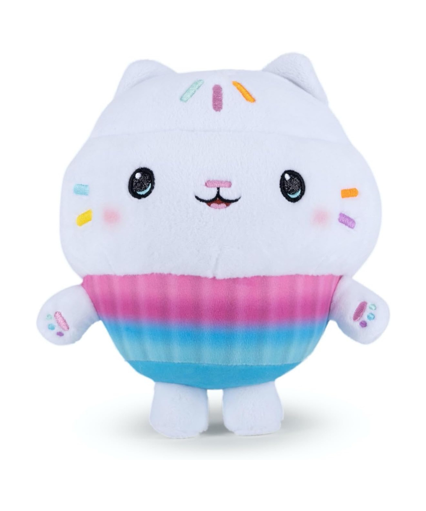 Gabby’s Dollhouse Cakey Cat Plush 7-Inch Soft Stuffed Toy for Kids Ages 3 and Up
