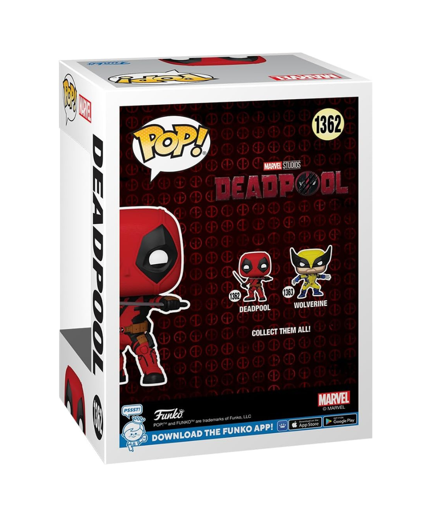 Funko Pop Marvel Deadpool Collectable Vinyl Figure for Kids & Adults Collectors Display Toy Gift Idea Ages 3+