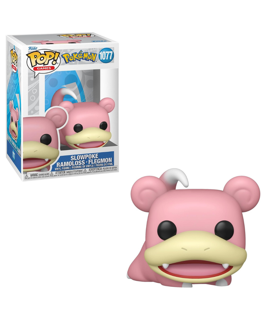 Funko Pop! Games: Pokemon - Slowpoke - Collectable Vinyl Figure - Gift Idea - Official Merchandise - Toys for Kids & Adults - Video Games Fans - Model Figure for Collectors and Display