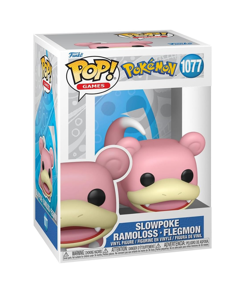 Funko Pop! Games: Pokemon - Slowpoke - Collectable Vinyl Figure - Gift Idea - Official Merchandise - Toys for Kids & Adults - Video Games Fans - Model Figure for Collectors and Display