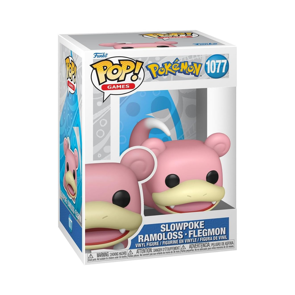 Funko Pop! Games: Pokemon - Slowpoke - Collectable Vinyl Figure - Gift Idea - Official Merchandise - Toys for Kids & Adults - Video Games Fans - Model Figure for Collectors and Display