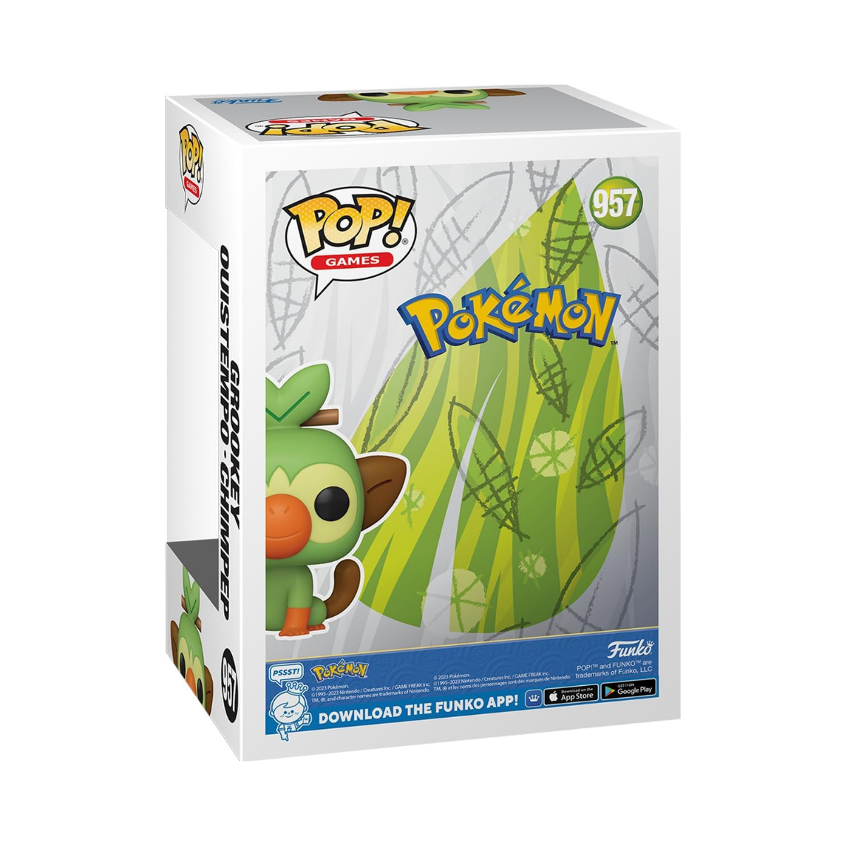 Funko Pop! Games: Pokemon - Grookey - Collectable Vinyl Figure - Gift Idea - Official Merchandise - Toys for Kids & Adults - Video Games Fans - Model Figure for Collectors and Display