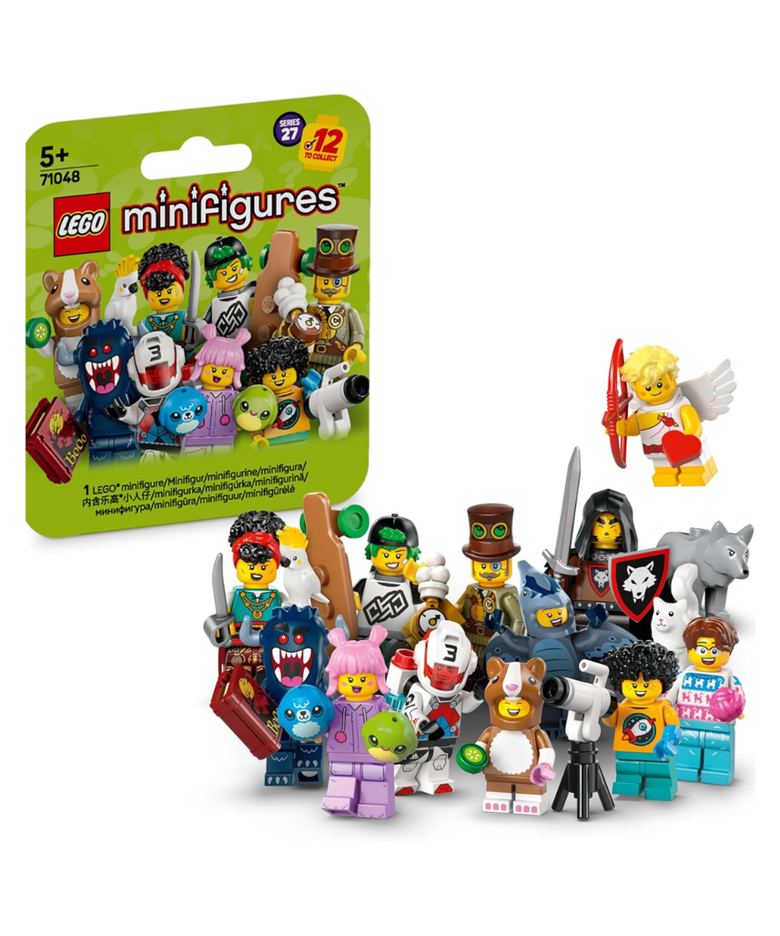 LEGO Minifigures Series 27 71048 Surprise Minifigure Collectible, Building Toy for Kids 5+ Boys Mystery Figure Series 27