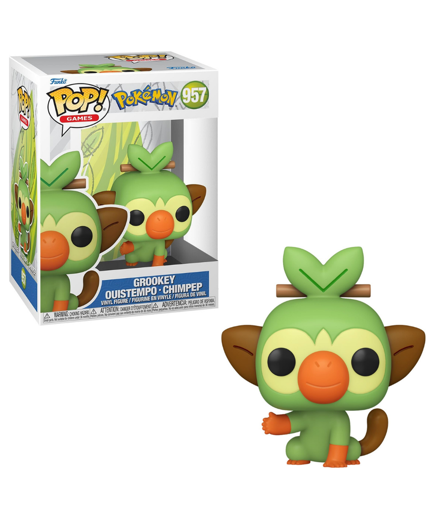 Funko Pop! Games: Pokemon - Grookey - Collectable Vinyl Figure - Gift Idea - Official Merchandise - Toys for Kids & Adults - Video Games Fans - Model Figure for Collectors and Display