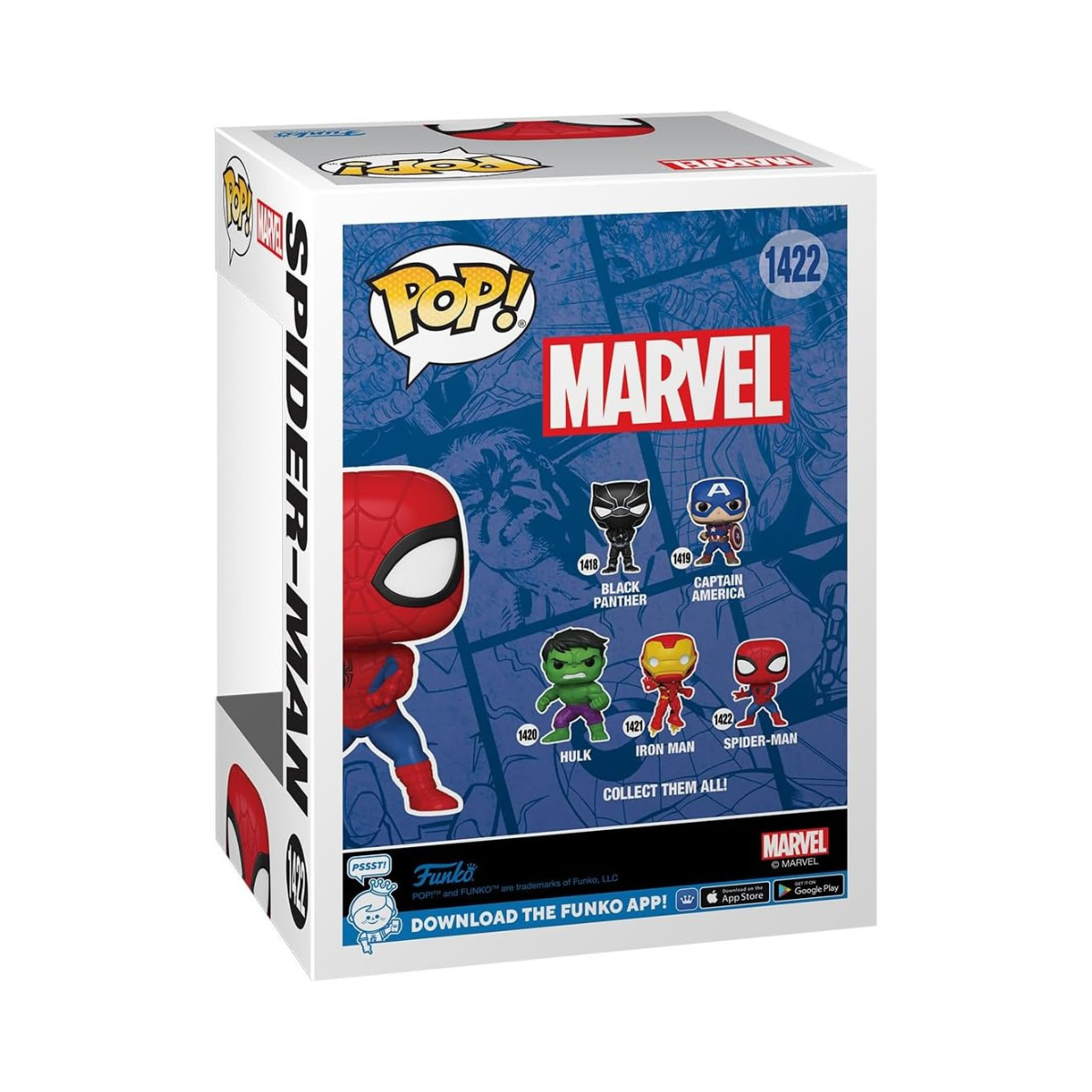 Funko Pop Marvel Spider Man Collectable Vinyl Figure Marvel Comics Superhero Toy for Kids and Adults Display Gift Idea Ages 3+