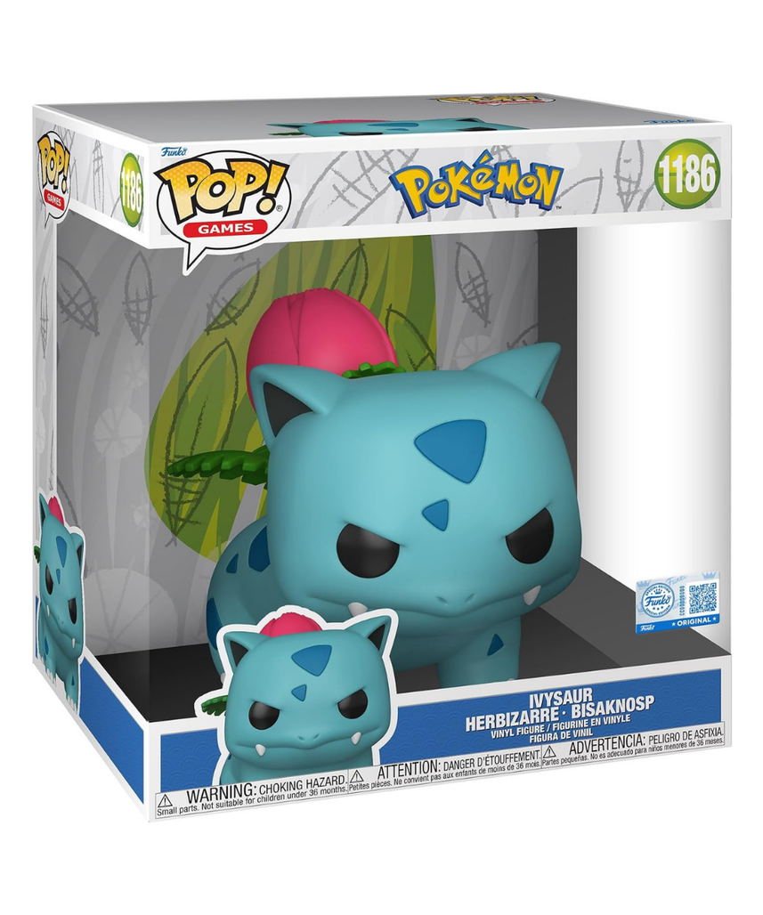 Funko POP! Jumbo: Pokemon - Ivysaur - Collectable Vinyl Figure - Gift Idea - Official Merchandise - Toys For Kids & Adults - Model Figure for Collectors and Display