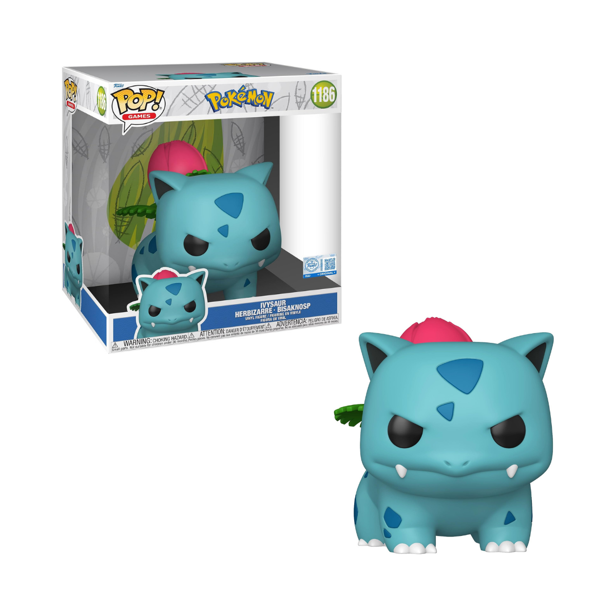 Funko POP! Jumbo: Pokemon - Ivysaur - Collectable Vinyl Figure - Gift Idea - Official Merchandise - Toys For Kids & Adults - Model Figure for Collectors and Display