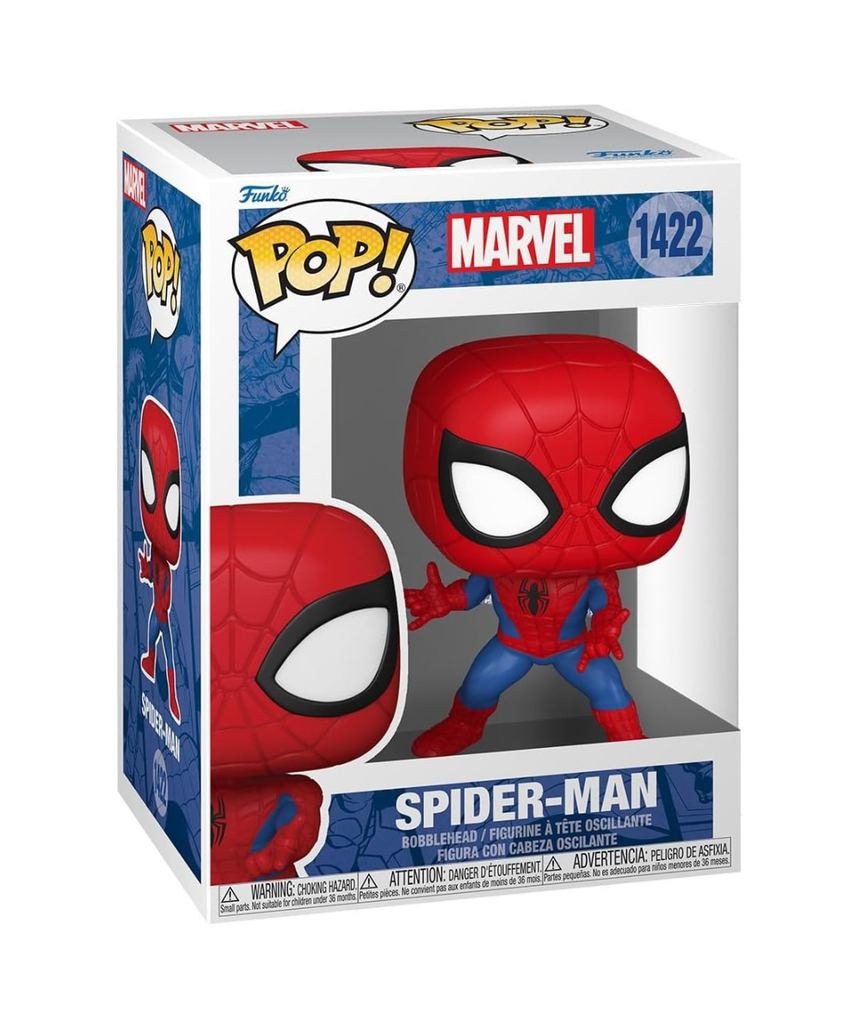 Funko Pop Marvel Spider Man Collectable Vinyl Figure Marvel Comics Superhero Toy for Kids and Adults Display Gift Idea Ages 3+