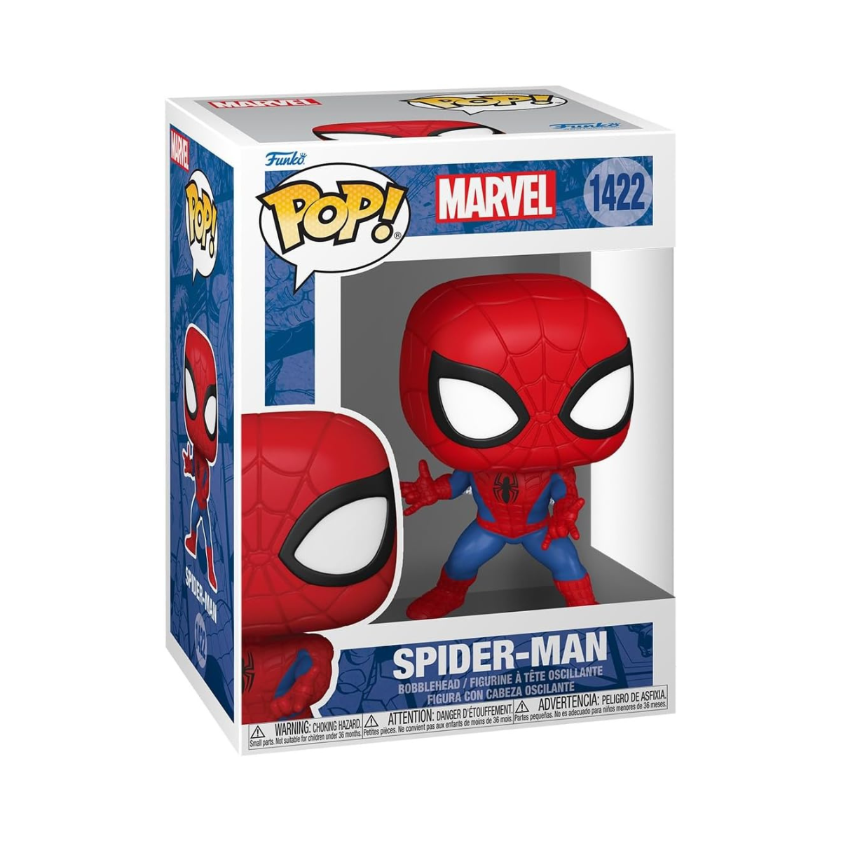 Funko Pop Marvel Spider Man Collectable Vinyl Figure Marvel Comics Superhero Toy for Kids and Adults Display Gift Idea Ages 3+