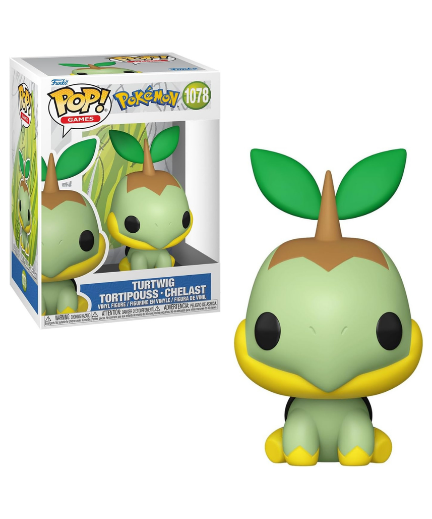 Funko Pop! Games: Pokemon - Turtwig - Collectable Vinyl Figure - Gift Idea - Official Merchandise - Toys for Kids & Adults - Video Games Fans - Model Figure for Collectors and Display