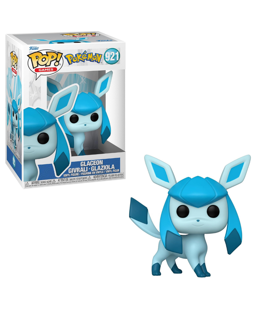 Funko Pop! Games: Pokemon - Glaceon - Collectable Vinyl Figure - Gift Idea - Official Merchandise - Toys for Kids & Adults - Video Games Fans - Model Figure for Collectors and Display