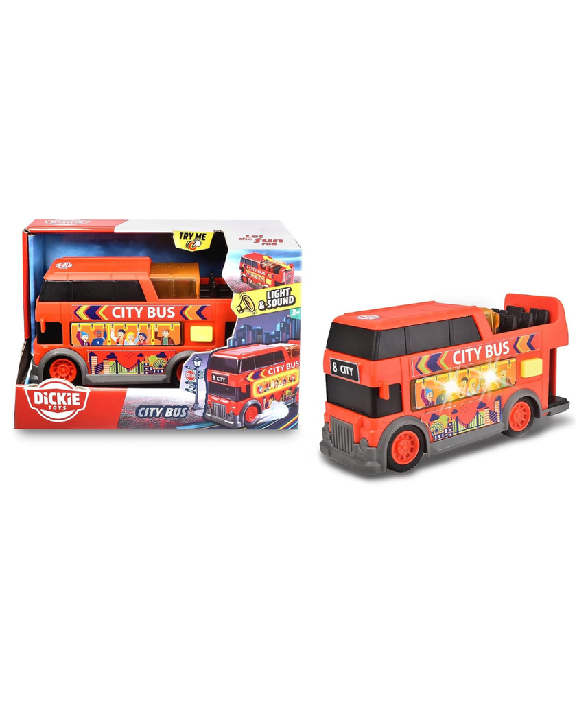 Dickie Toys Collection – City Bus, Fire Engine, Police Unit, 4-Storey Car Park & Harry Potter Die-Cast Nano Figures – Interactive Toys for Kids Ages 3+