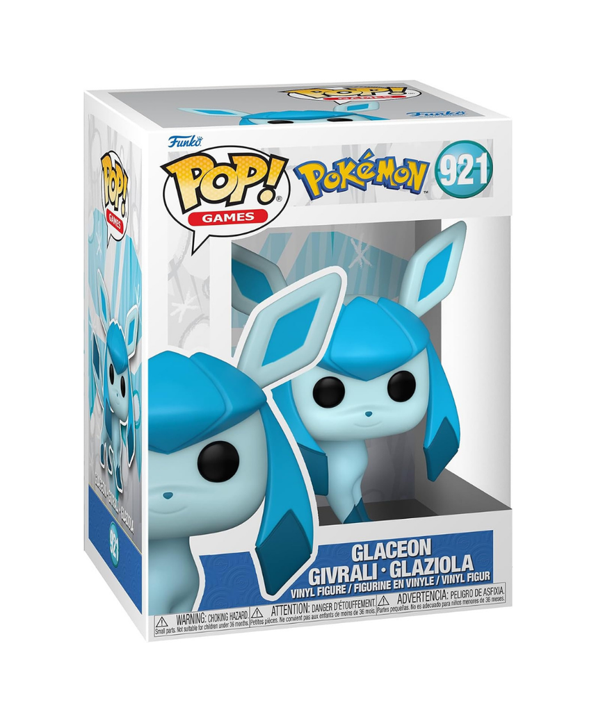 Funko Pop! Games: Pokemon - Glaceon - Collectable Vinyl Figure - Gift Idea - Official Merchandise - Toys for Kids & Adults - Video Games Fans - Model Figure for Collectors and Display