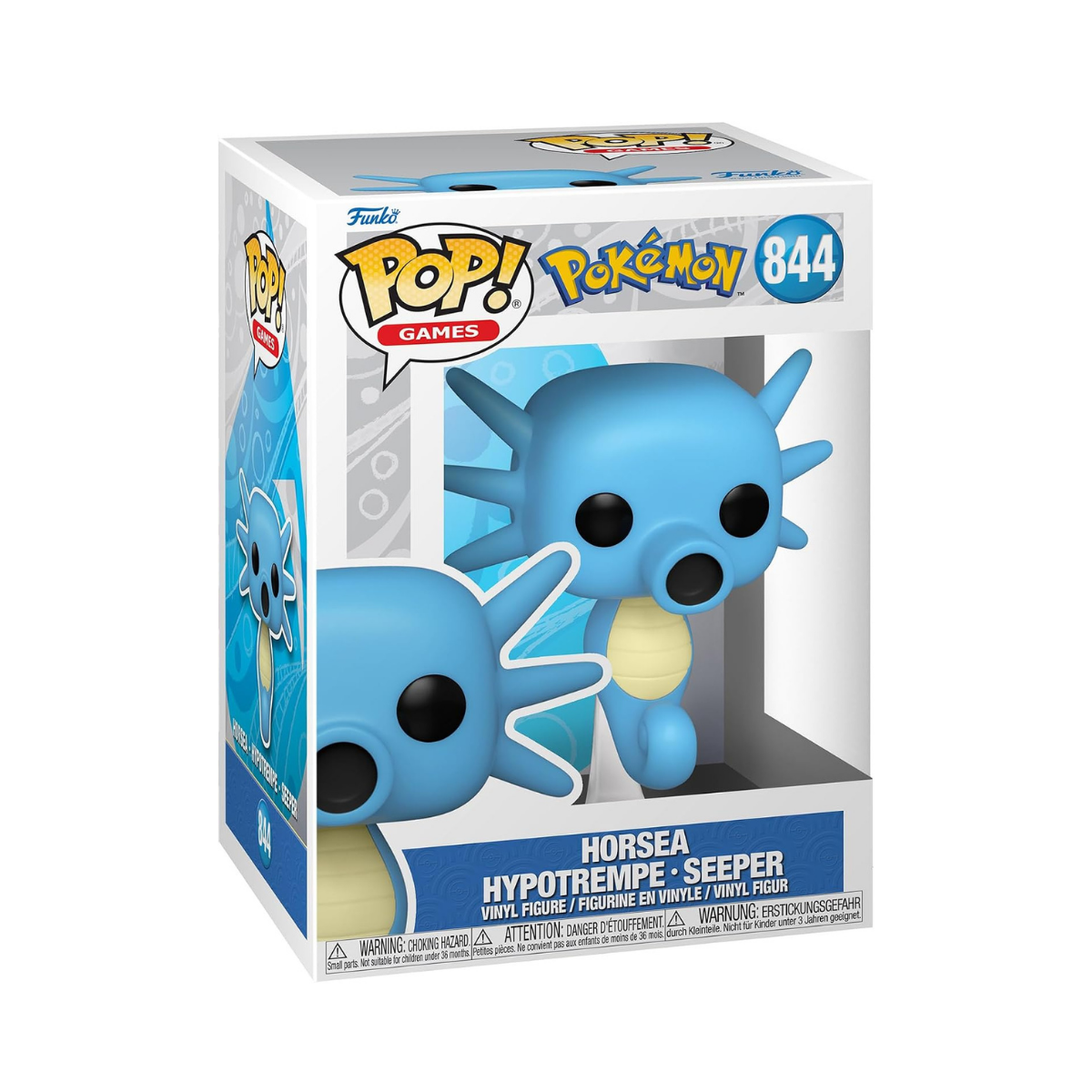 Funko Pop! Games: Pokemon - Horsea - Collectable Vinyl Figure - Gift Idea - Official Merchandise - Toys for Kids & Adults - Video Games Fans - Model Figure for Collectors and Display