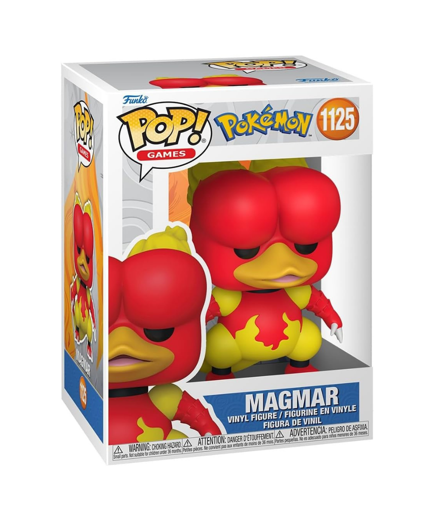 Funko Pop! Games: Pokemon - Magmar - Collectable Vinyl Figure - Gift Idea - Official Merchandise - Toys for Kids & Adults - Video Games Fans - Model Figure for Collectors and Display