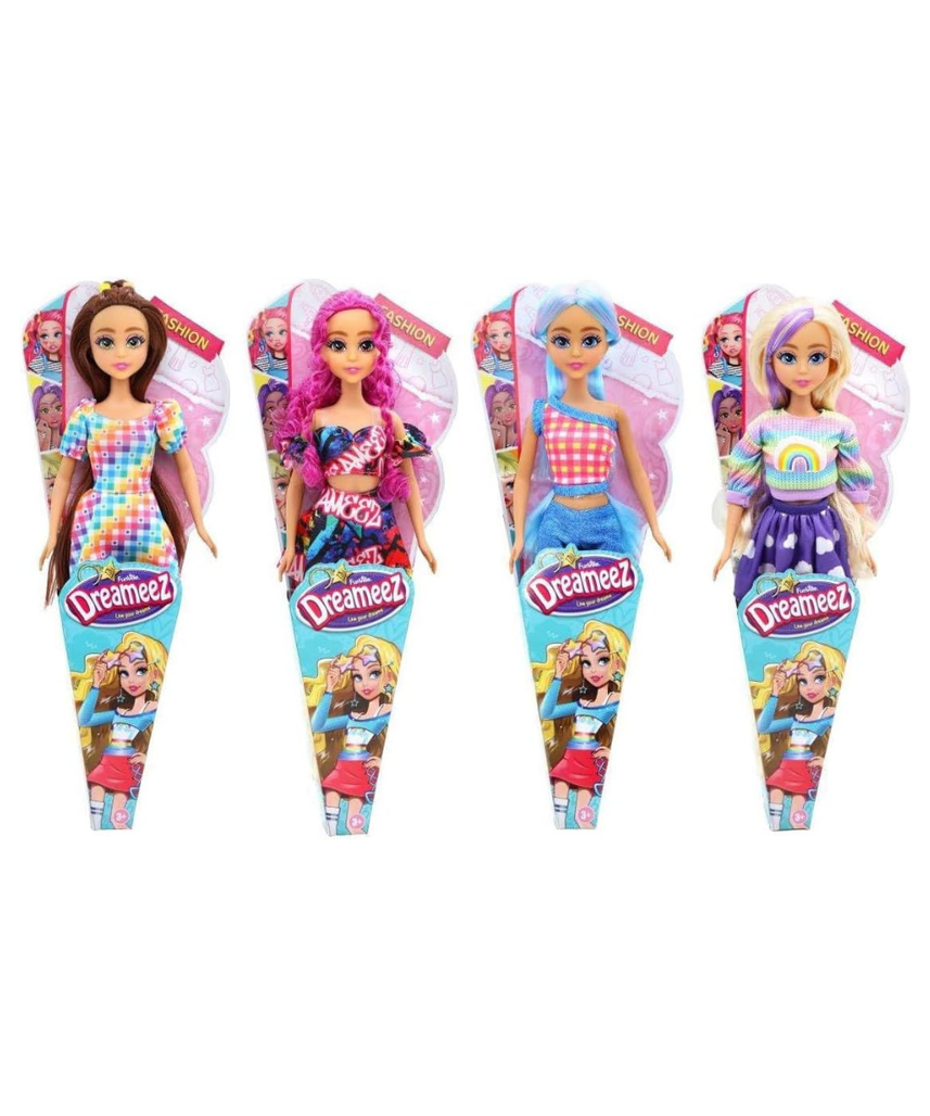 Dreameeez Fashion Doll – Assorted Modern Style Doll with Trendy Outfit, Surprise Fashion Doll for Girls Ages 3+