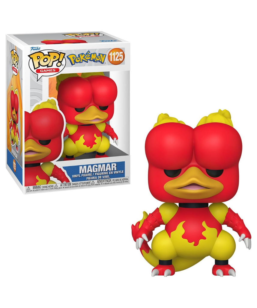 Funko Pop! Games: Pokemon - Magmar - Collectable Vinyl Figure - Gift Idea - Official Merchandise - Toys for Kids & Adults - Video Games Fans - Model Figure for Collectors and Display