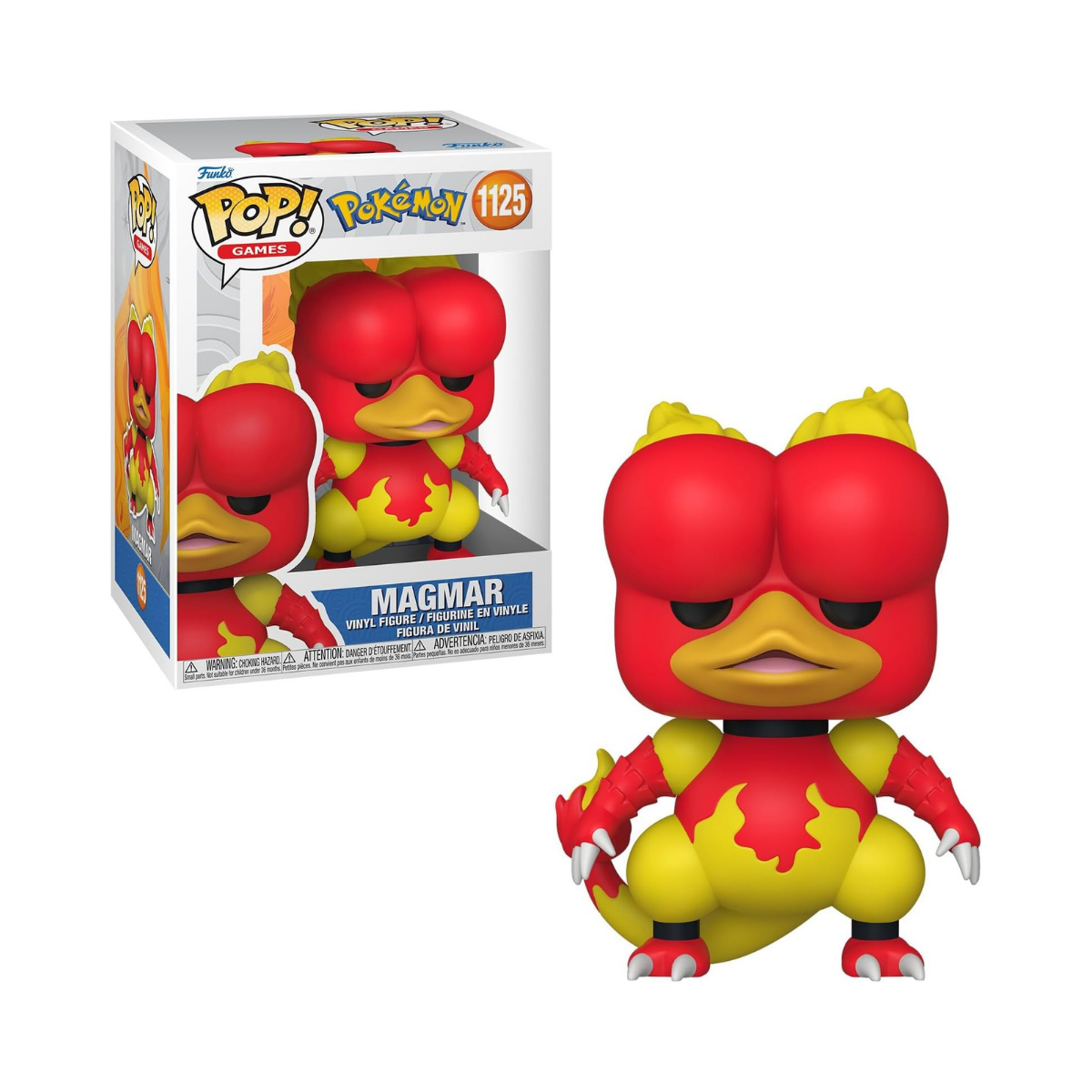 Funko Pop! Games: Pokemon - Magmar - Collectable Vinyl Figure - Gift Idea - Official Merchandise - Toys for Kids & Adults - Video Games Fans - Model Figure for Collectors and Display