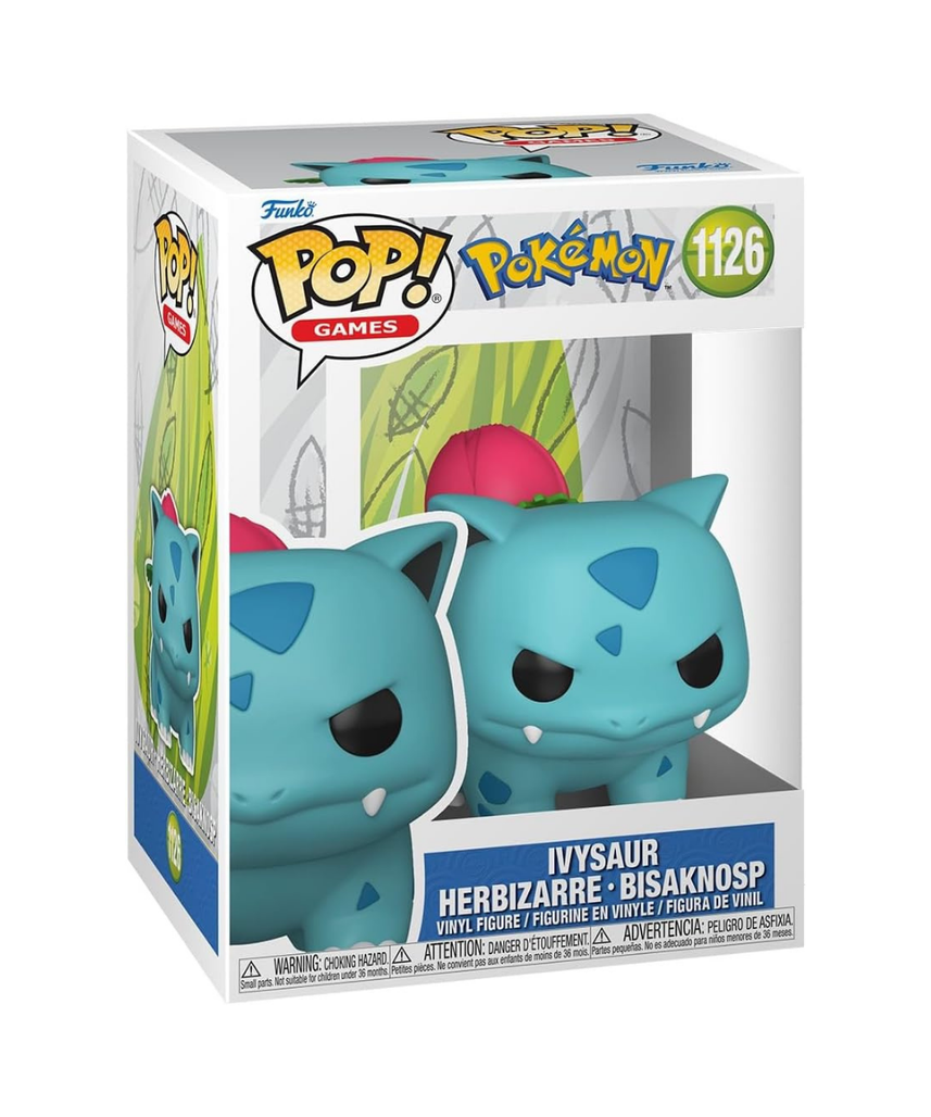 Funko POP Games: Pokemon - Ivysaur - Collectable Vinyl Figure - Gift Idea - Official Merchandise - Toys For Kids & Adults - Model Figure for Collectors and Display