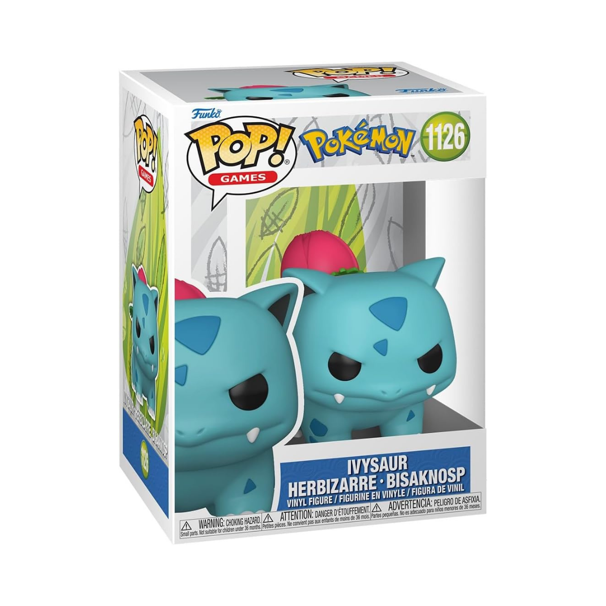 Funko POP Games: Pokemon - Ivysaur - Collectable Vinyl Figure - Gift Idea - Official Merchandise - Toys For Kids & Adults - Model Figure for Collectors and Display