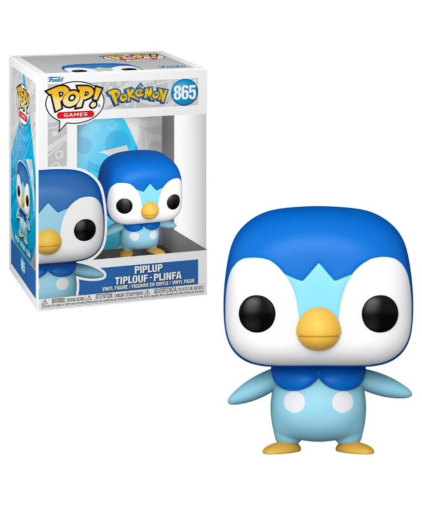 Funko Pop! Games: Pokemon - Piplup - Collectable Vinyl Figure - Gift Idea - Official Merchandise - Toys for Kids & Adults - Video Games Fans - Model Figure for Collectors and Display
