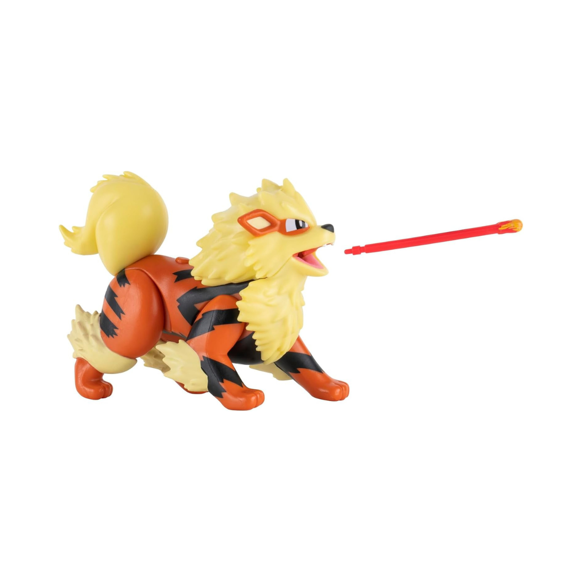 Pokémon Battle Figure Arcanine 4.5-Inch Action Figure by Jazwares, Articulated Anime Collectible Toy, Authentic Pokémon Design, Kids Ages 4+