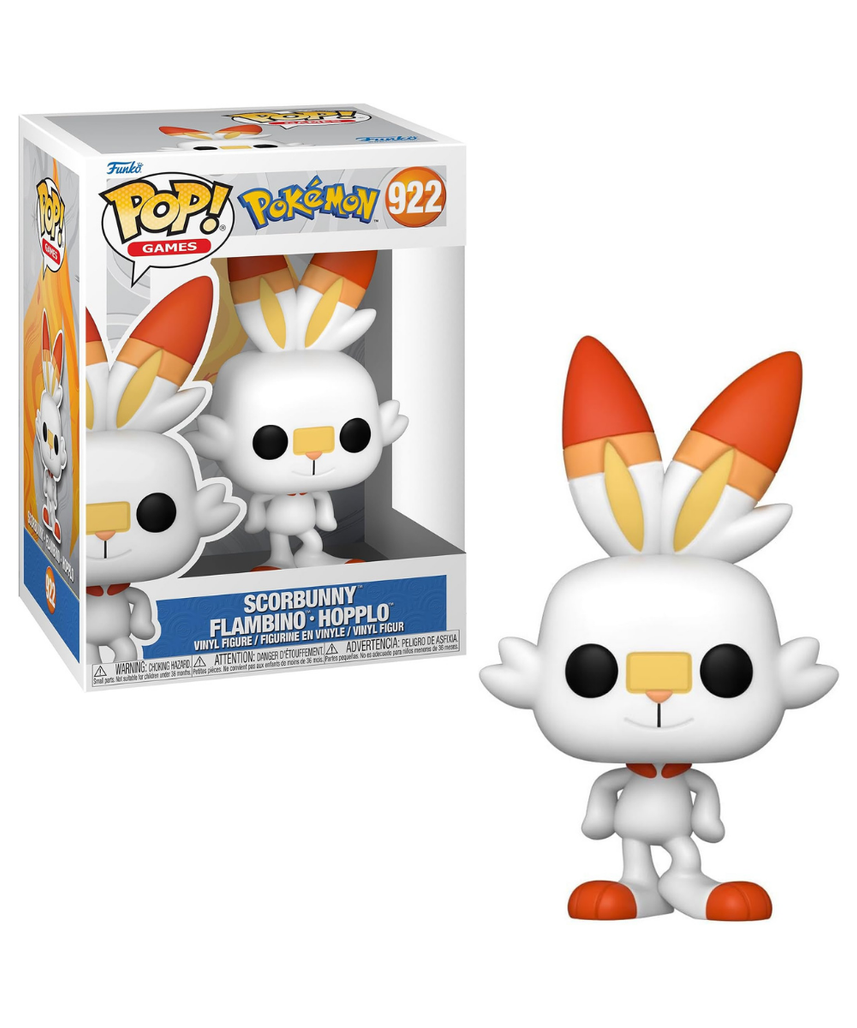 Funko Pop! Games: Pokemon - Scorbunny - Collectable Vinyl Figure - Gift Idea - Official Merchandise - Toys for Kids & Adults - Video Games Fans - Model Figure for Collectors and Display