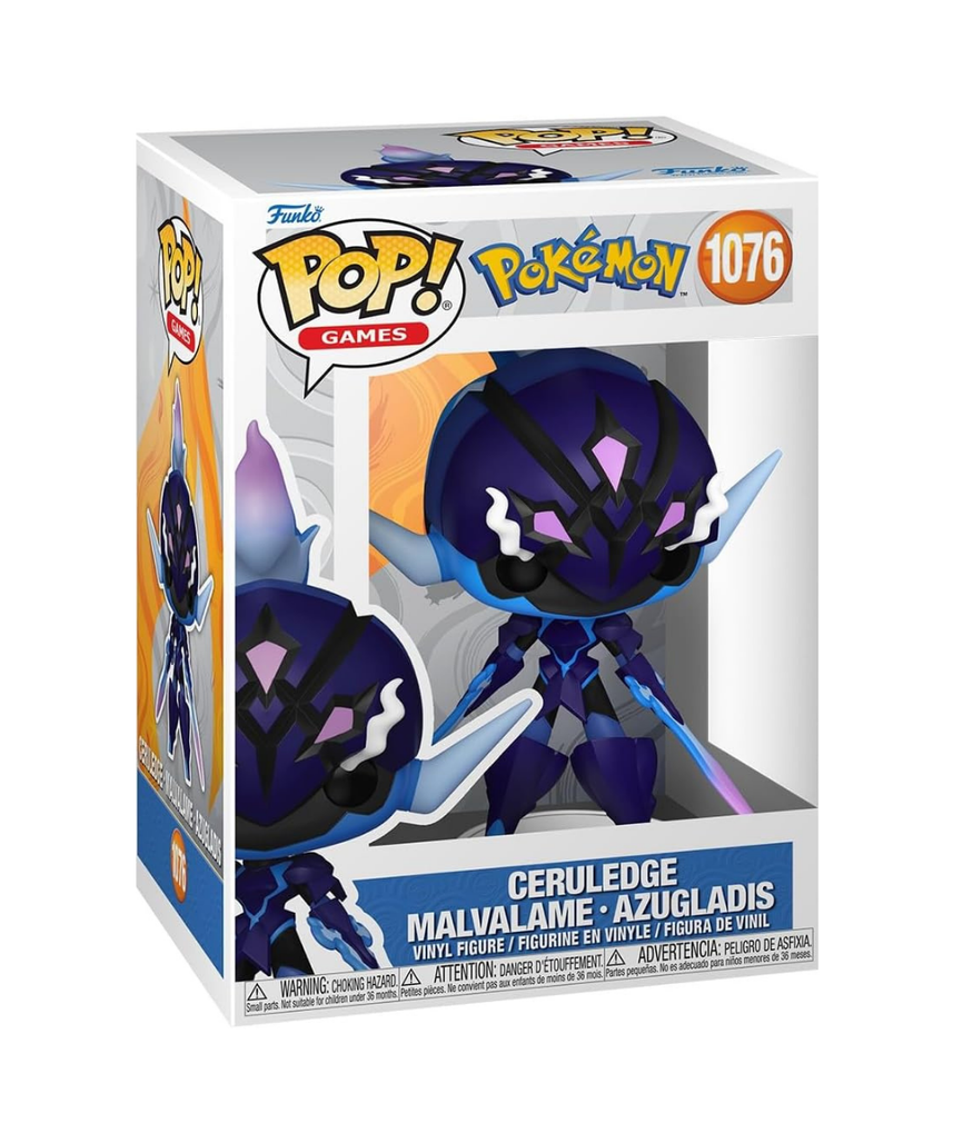 Funko Pop! Games: Pokemon - Ceruledge - Collectable Vinyl Figure - Gift Idea - Official Merchandise - Toys for Kids & Adults - Video Games Fans - Model Figure for Collectors and Display