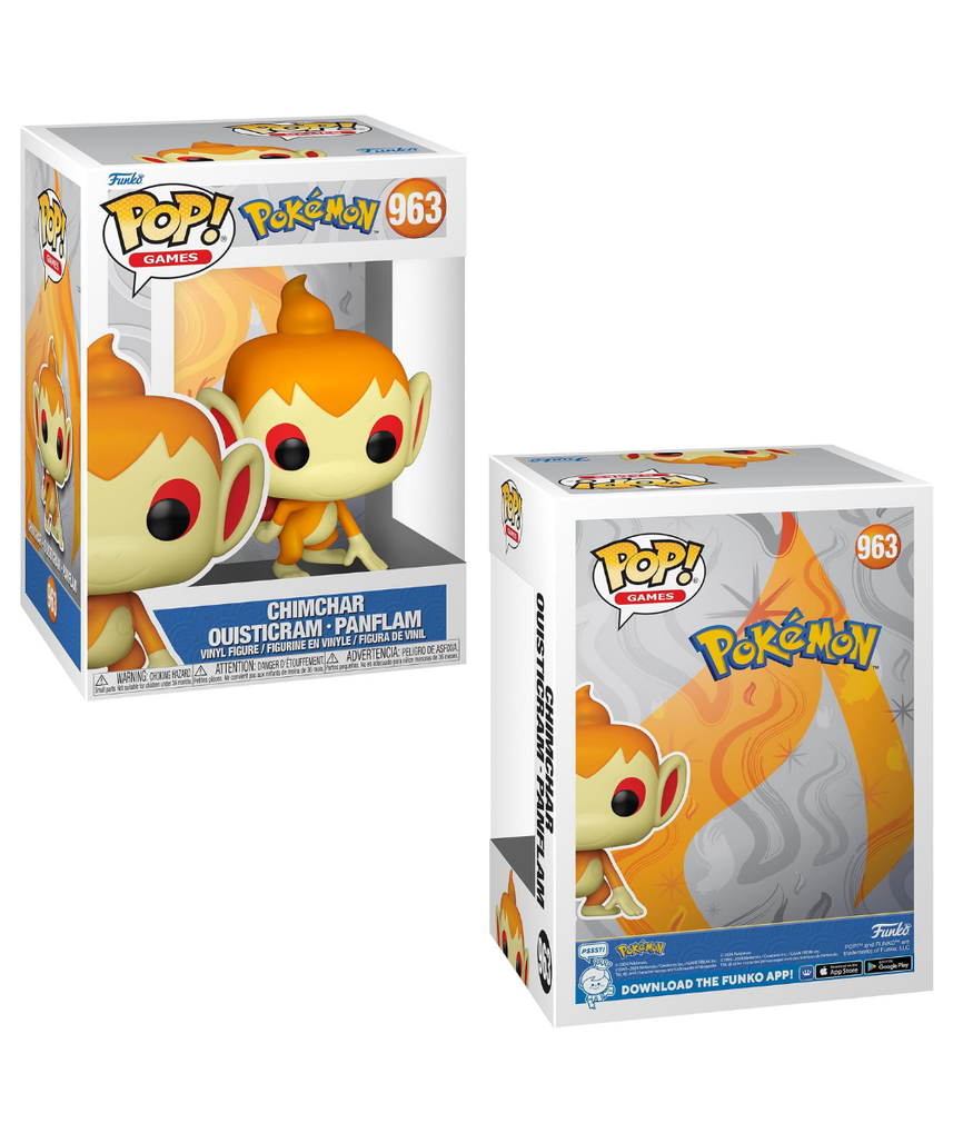 Funko Pop! Games: Pokemon - Chimchar - Collectable Vinyl Figure - Gift Idea - Official Merchandise - Toys for Kids & Adults - Games Fans - Model Figure for Collectors and Display