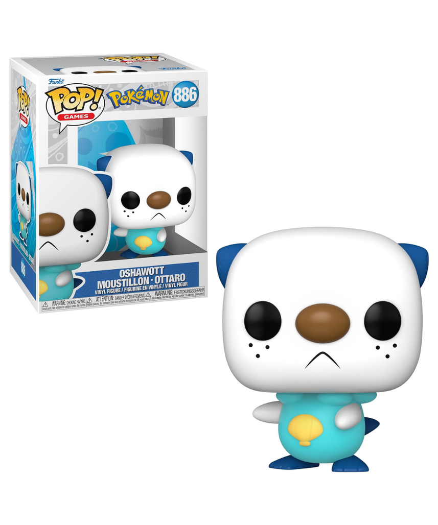 Funko Pop! Games: Pokemon - Oshawott - Collectable Vinyl Figure - Gift Idea - Official Merchandise - Toys for Kids & Adults - Video Games Fans - Model Figure for Collectors and Display