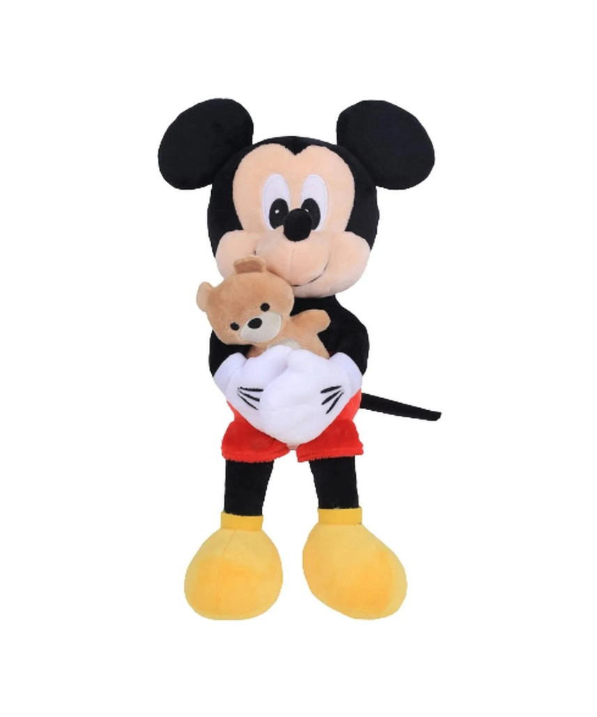 Disney Plush Mickey Hugs and Love Collection 11 Inch Soft Toy, Stuffed Animal, Eco-Friendly, Ages 3+