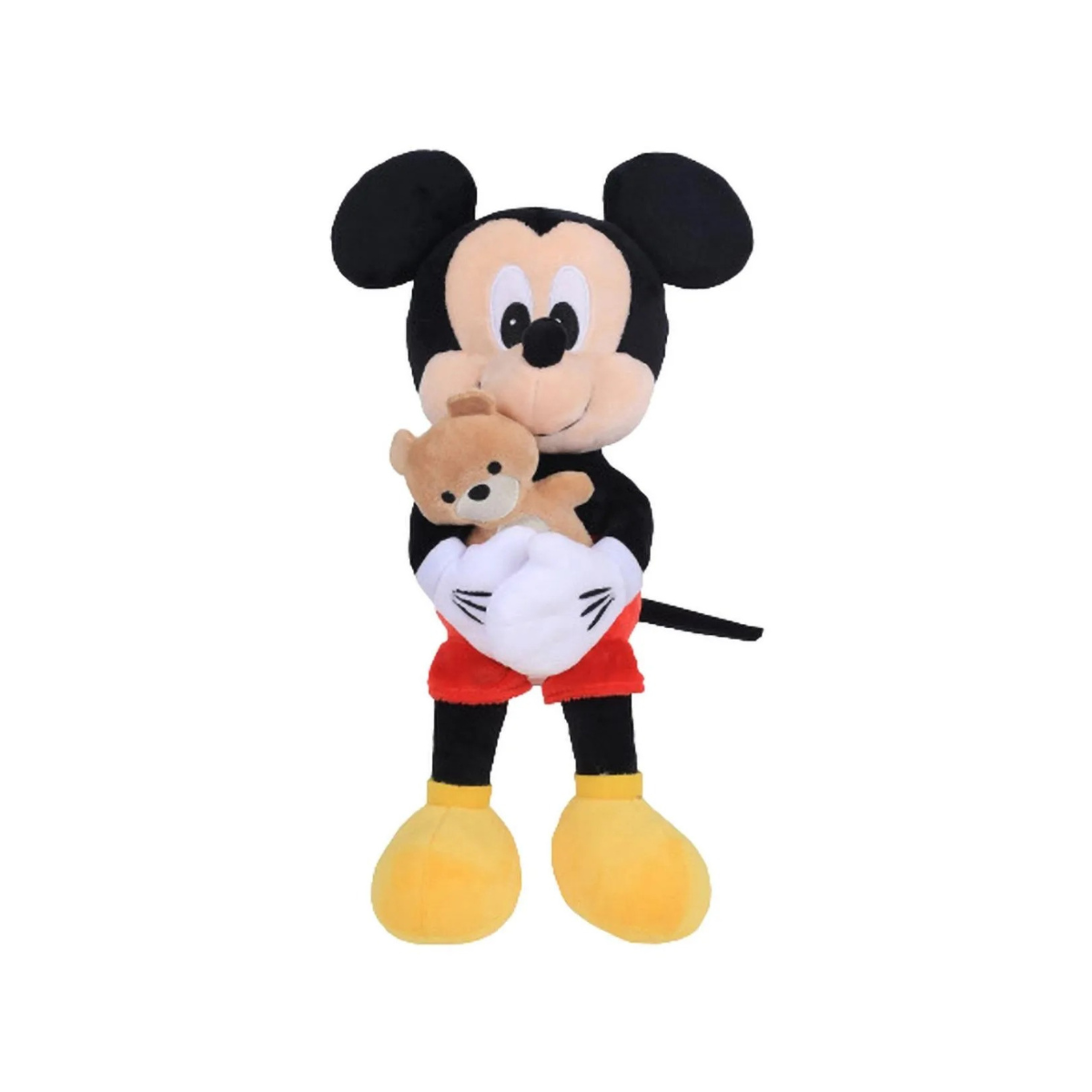 Disney Plush Mickey Hugs and Love Collection 11 Inch Soft Toy, Stuffed Animal, Eco-Friendly, Ages 3+