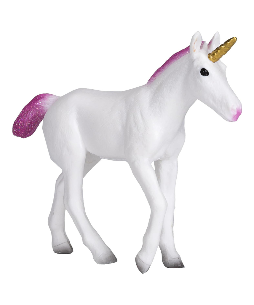 MOJO Unicorn Baby Toy Figure, Hand-Painted Fantasy Animal, Realistic Collectible Figurine, Educational Diorama Model, Ages 3+