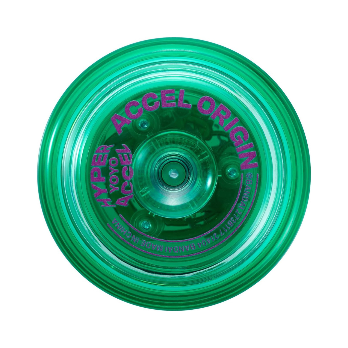 Bandai Accel Hyper Yo Green, Skill Game Yo Yo with Accel System, High Speed Trick YoYo, For Boys and Girls Ages 8+
