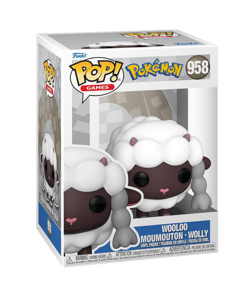 Funko Pop! Games: Pokemon - Wooloo - Collectable Vinyl Figure - Gift Idea - Official Merchandise - Toys for Kids & Adults - Video Games Fans - Model Figure for Collectors and Display