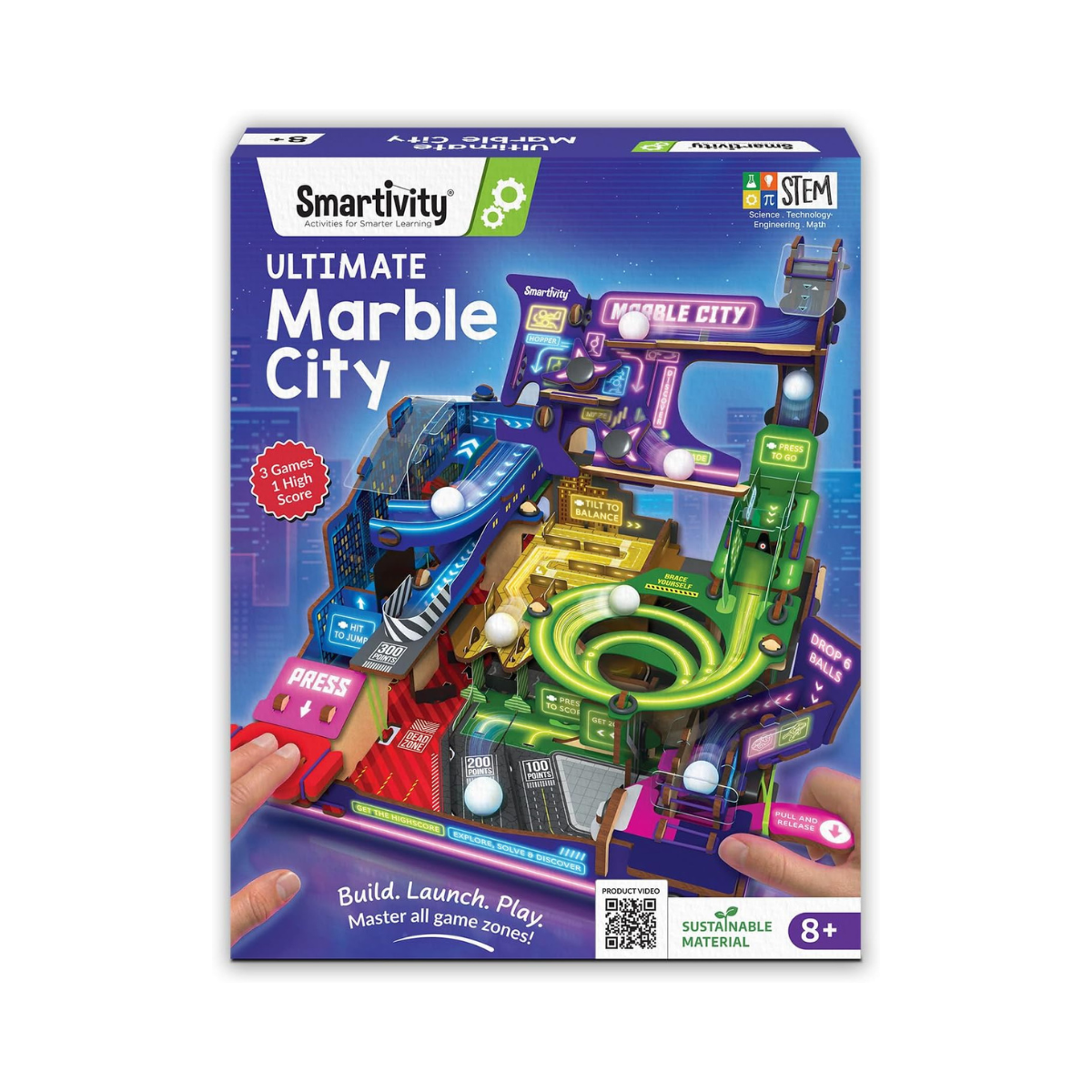 Smartivity Ultimate Marble City for Kids 8-14 Years